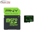رم میکرو 8 گیگ PNY Micro SD 533X 80MBs