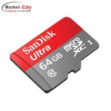 رم میکرو سن دیسک microSDXC 64GB UHS-I Card with Adapter